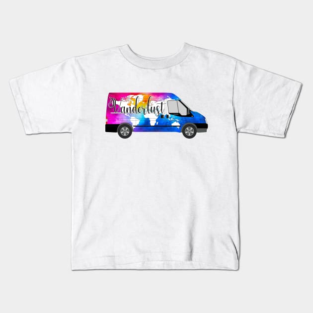 Vanlife Kids T-Shirt by ltca